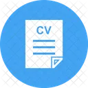 Cv File Resume Icon