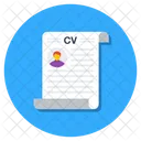 Profile Biodata Cv Icon