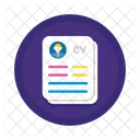 CV CV Demploye Cv Icon