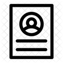 Cv Resume File Icon