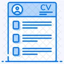 Cv Profile Resume Icon