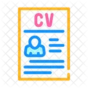 Curriculum Vitae Cv Icon