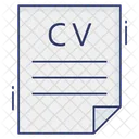 Cv Resume Curriculum Icon