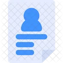 Cv Resume Document Icon