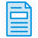 Cv File Document Icon