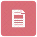 Cv File Document Icon