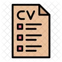 Cv Job Files And Folders Icon