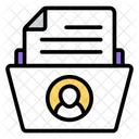 Cv Folder Document Doc Icon