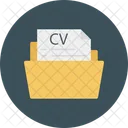 Cv Resume Folder Icon
