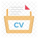 Folder Cv Files Icon