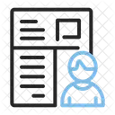 Cv Job Application Icon