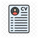 Cv Resume Job Icon