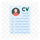 Cv Resume Job Icon