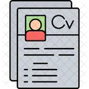 Cv Job Resume Icon