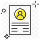 Job Profile Job Application Resume Icon