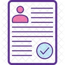 Job Hiring Resume Icon