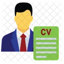 Cv Resume Document Icône