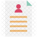 Job Profile Job Application Resume Icon