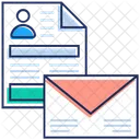 Cv Letter  Icon