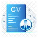 Cv Resume  Icon