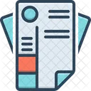 Cvs File Paper Icon