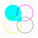 Cyan Yellow Design 아이콘