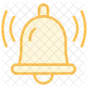 Cyber Alarm Duotone Line Icon Icon