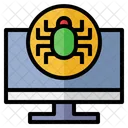 Cyber Attacke  Symbol