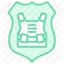 Cyber Armor Duotone Line Icon Icon