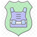 Cyber Armor Lineal Color Icon Icon
