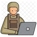 Cyber Army Army Military Icon