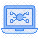 Cyber Attack Data Technology Icon