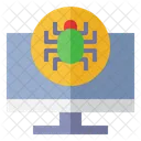 Cyber Attack Malware Antivirus Icon