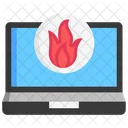 Cyber Attack Security Hacking Icon