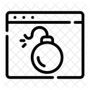 Cyber Attack  Icon
