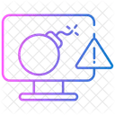 Cyber Attack  Icon