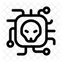 Cyber attack net  Icon