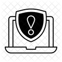 Cyber Attack Warning Icon