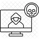 Cyber Attacke  Symbol
