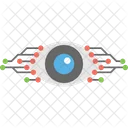 Mechanisch Auge Cyber Icon