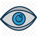 Cyber Auge Cyber Uberwachung Cyber Sicherheit Icon