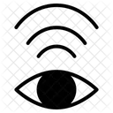 Cyber Auge Cyber Uberwachung Mechanisches Auge Symbol