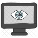 Digitales Auge Cyber Auge Web Uberwachung Symbol