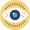 Mechanisch Auge Cyber Symbol