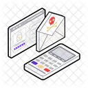 Cyber Bedrohung Cyber Kriminalitat Systemvirus Icono