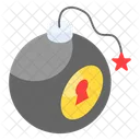 Cyber Bomb Attack Icon