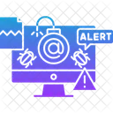 Cyber Bomb Cyber Crimes Cyber Security Icon