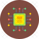 Cyber Chip Computer Chip Icon