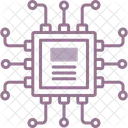 Cyber Chip Computer Chip Icon