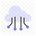 Cyber Cloud Icon